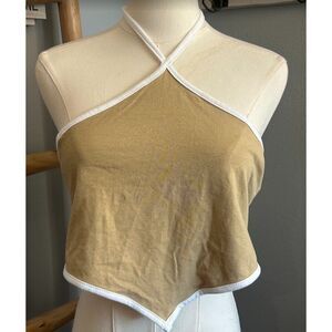 Wild Fable Women's Game Day Football Charm Halter Top
